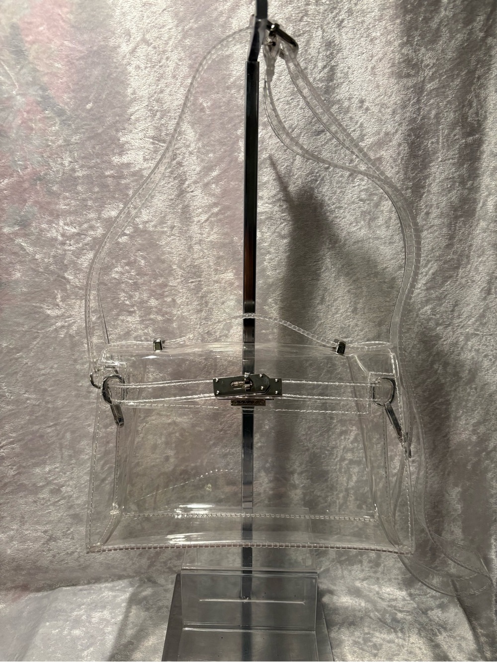Unbranded Clear Stadium Approved Kelly Top Handle Crossbody Bag